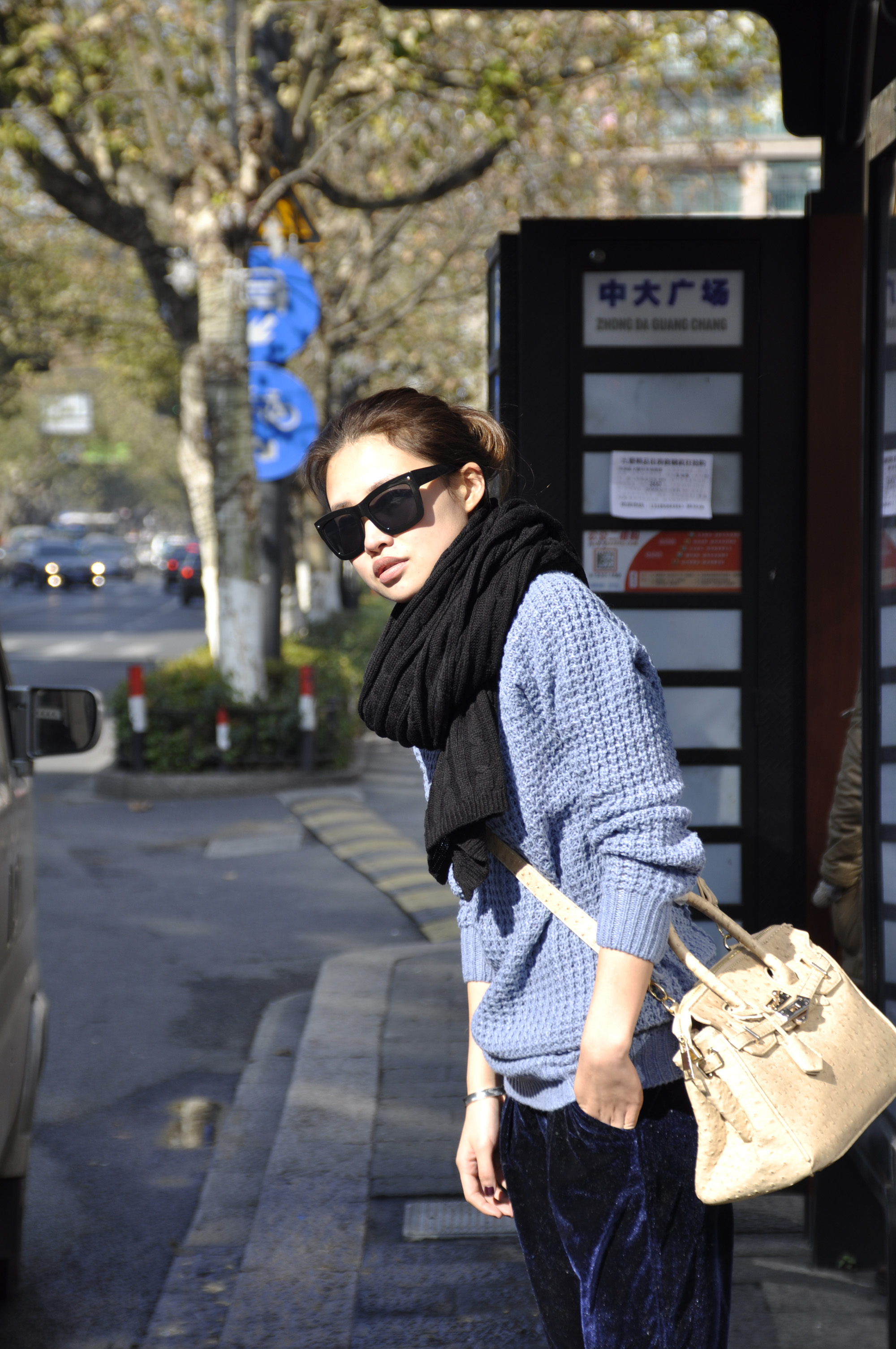 玩单反学街拍(第一站)