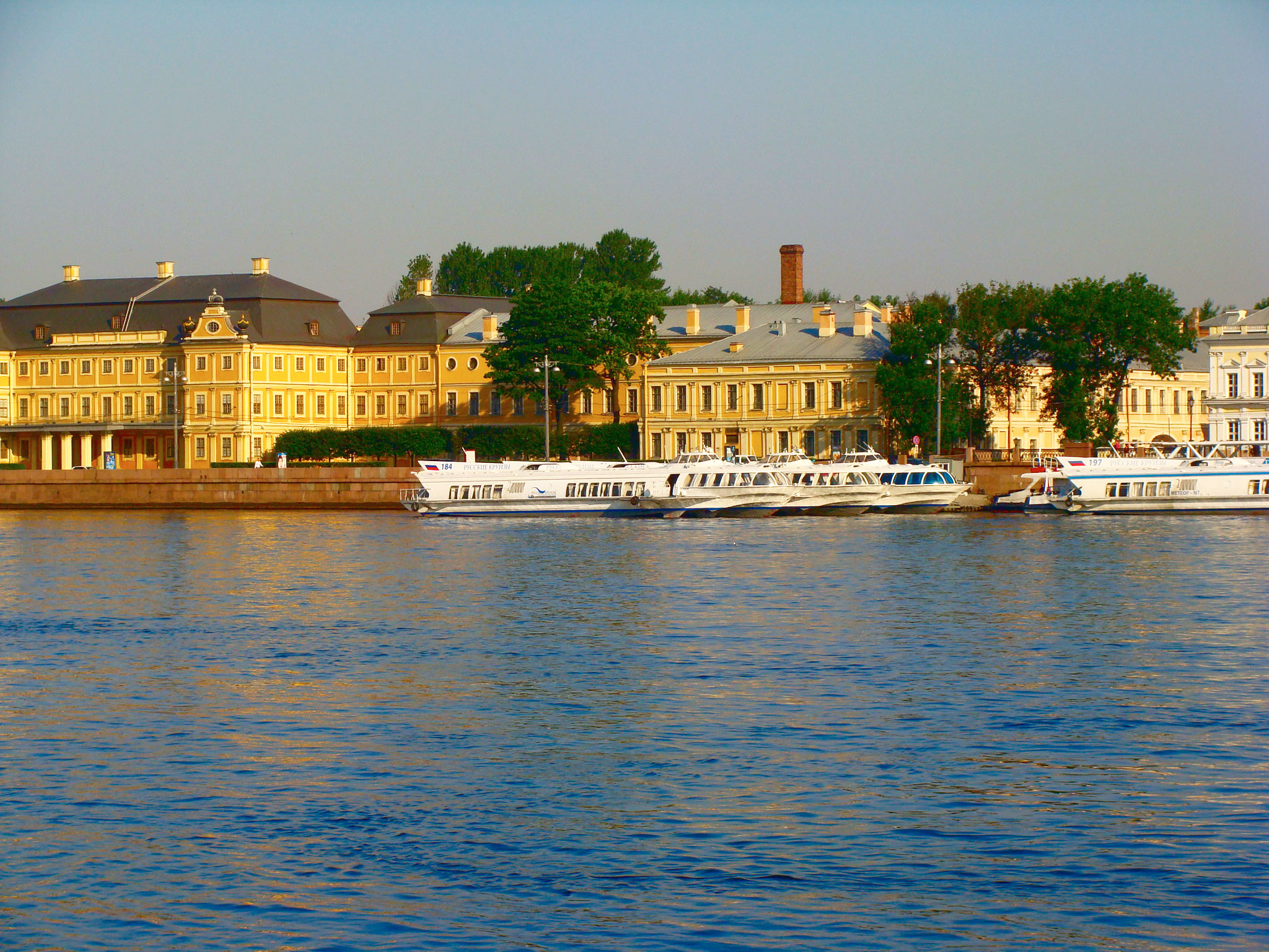 圣彼得堡涅瓦河的一组镜头