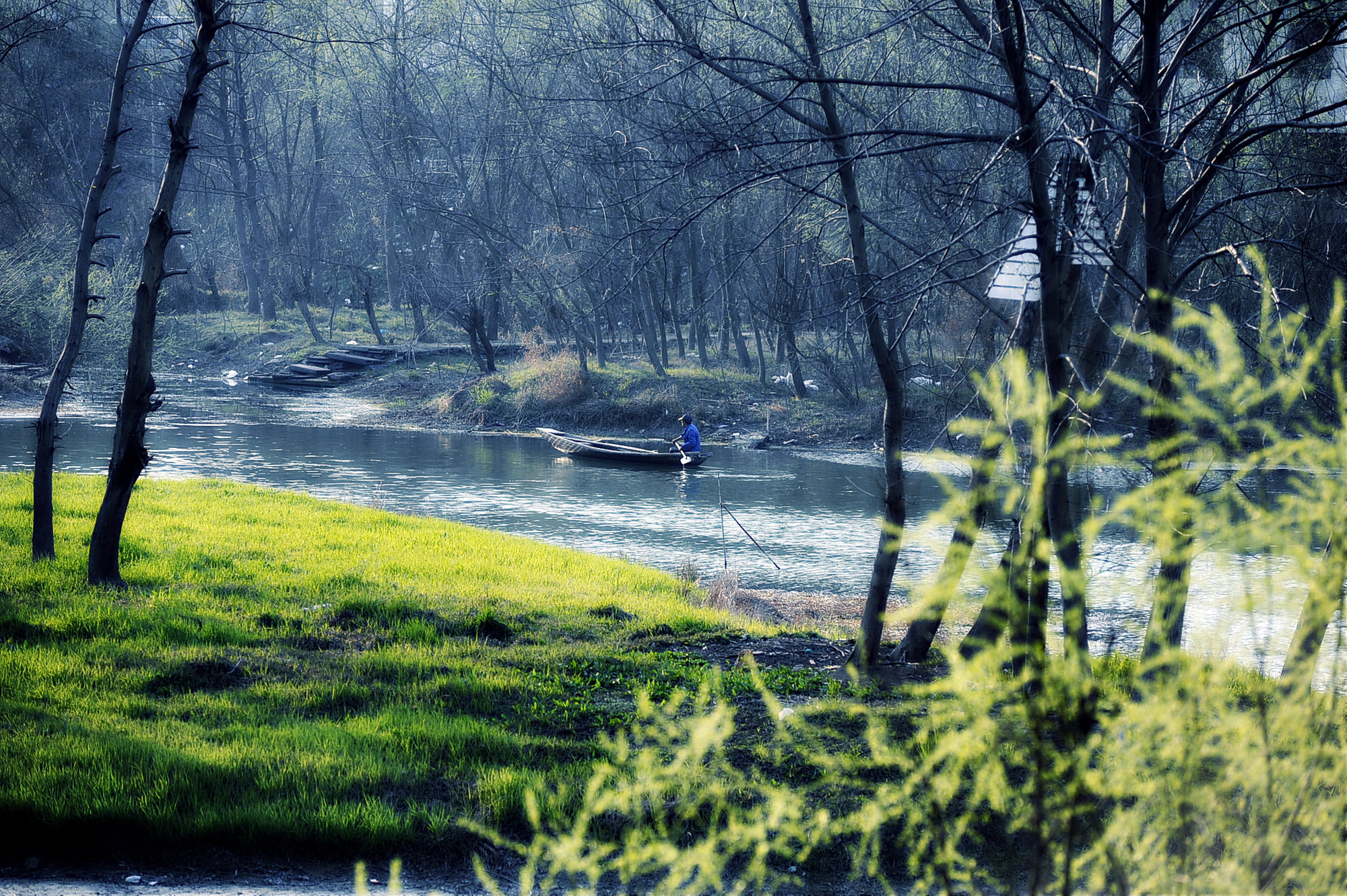 春日晨曦(苕溪)-边走边拍-杭州19楼