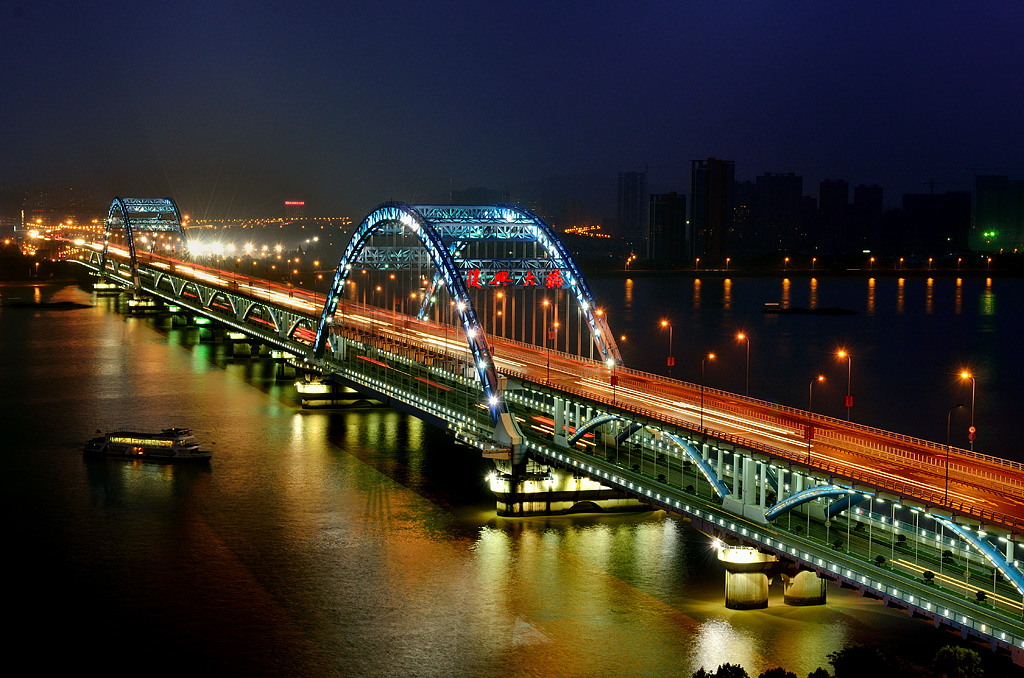 复兴大桥(钱江四桥)夜景