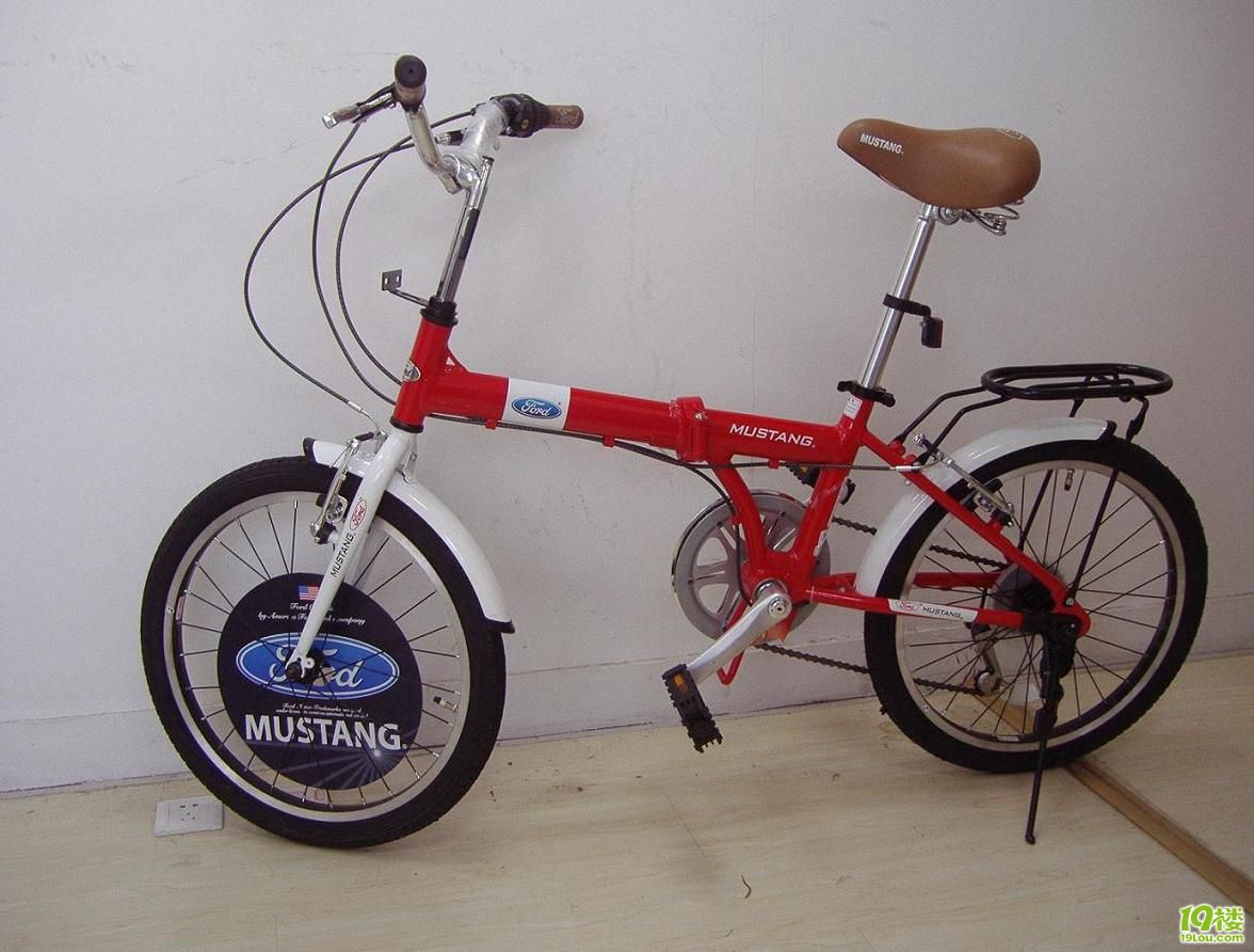 出售福特野马全铝折叠自行车,日本西马诺7级定档定位变速器