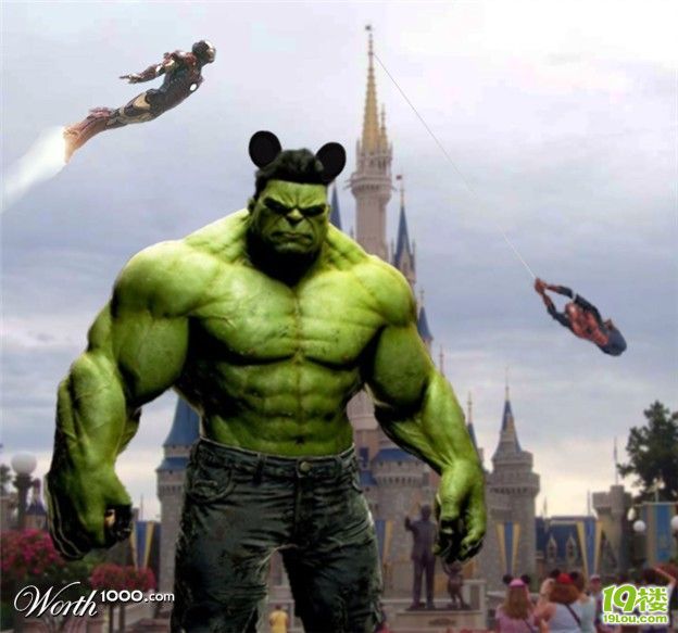 迪士尼附身漫威英雄,国外的PS达人实在是高手