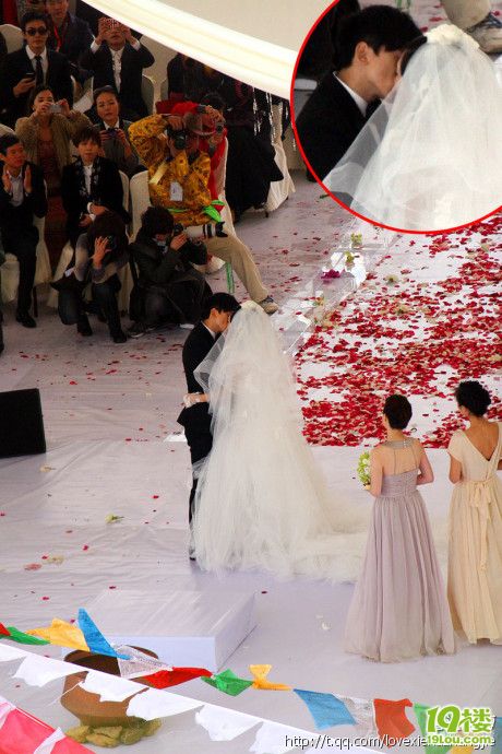 张杰谢娜婚礼现场照片 张杰谢娜结婚照(全天更