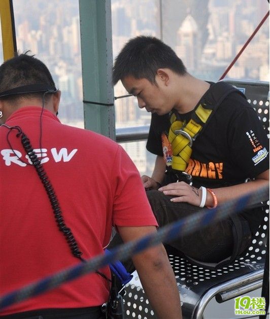 澳门旅游塔蹦极