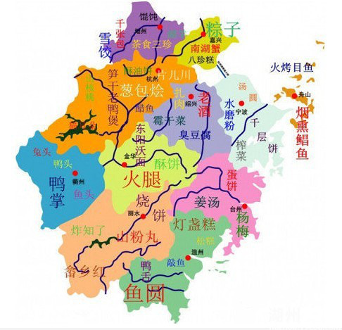 史上最全美食地图 全面解析舌尖上的中国-美食