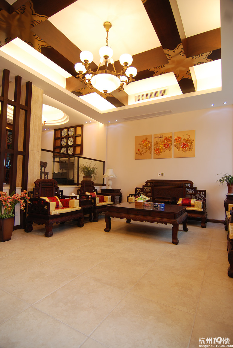 中博装饰玉墅林枫红枫苑300平方中式气质于先生