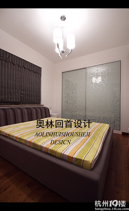 【奥林装饰】—现代简约—临江花园 160