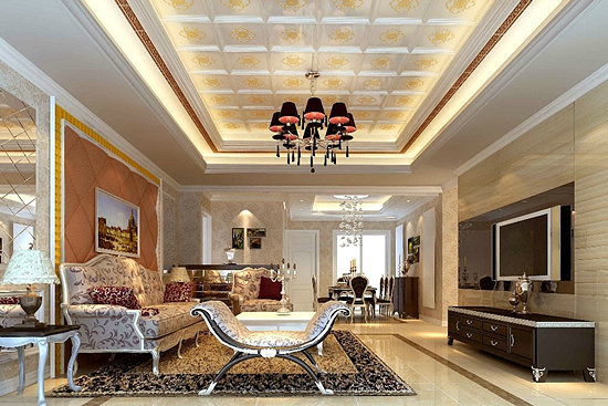 客厅吊顶装修效果图 如何选购客厅吊顶