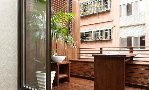 美式风格阳台效果图 自然舒适的美式田园味