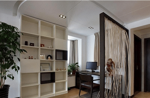 开放式书房隔断方案,私密与时尚都照顾到了
