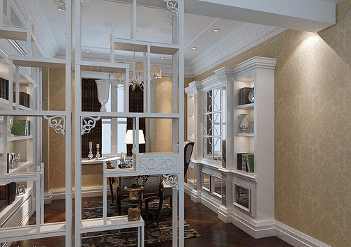 开放式书房隔断方案,私密与时尚都照顾到了