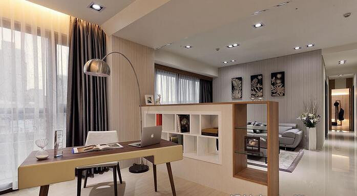 书房隔断装修效果图 7款书房隔断效果图精选