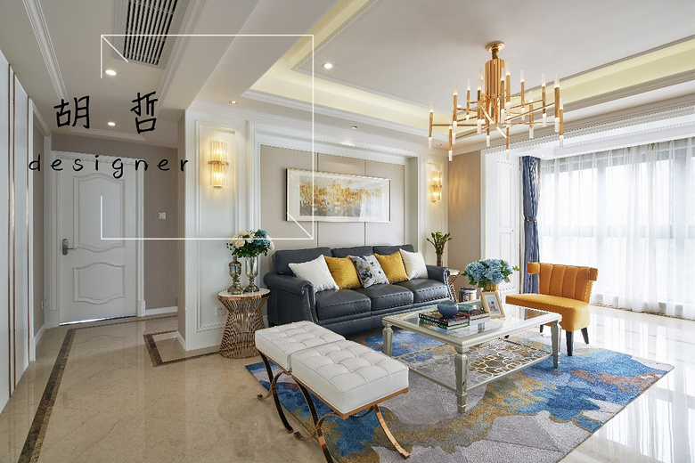 138㎡后现代风 |流光溢彩,情迷都市!