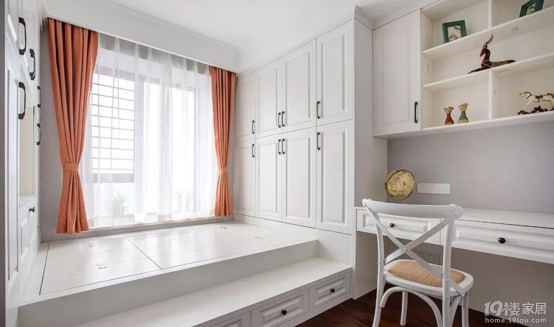 110平米简约美式风,背景墙秒杀全小区-我秀我家-秀家软装-19楼家居