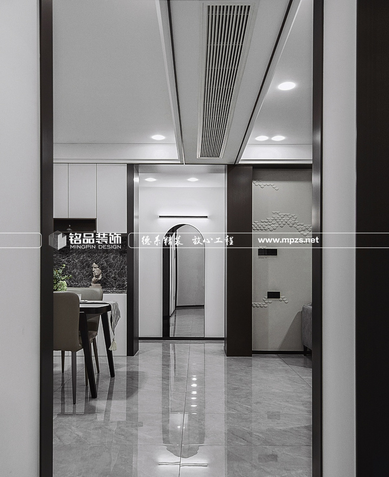 作品|130㎡现代风格,全屋无主灯,背景墙3D立体设计,处处有惊喜