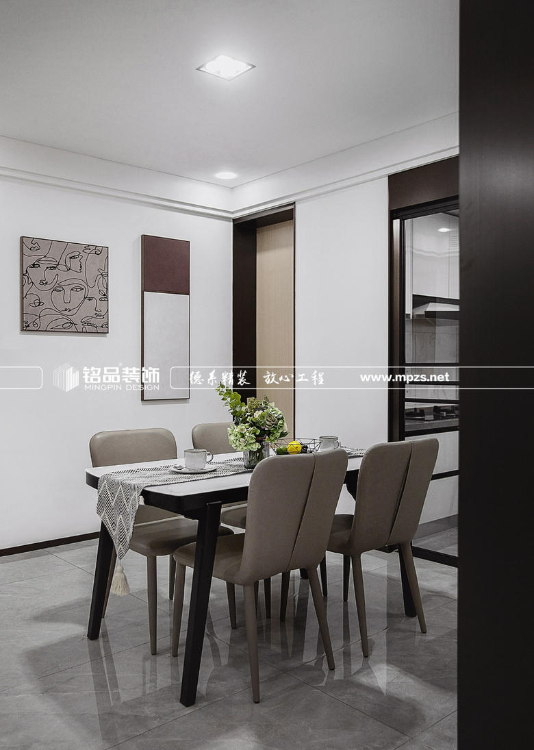 作品|130㎡现代风格,全屋无主灯,背景墙3D立体设计,处处有惊喜