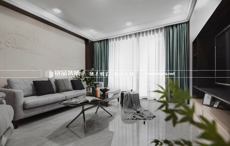 作品|130㎡现代风格,全屋无主灯,背景墙3D立体设计,处处有惊喜