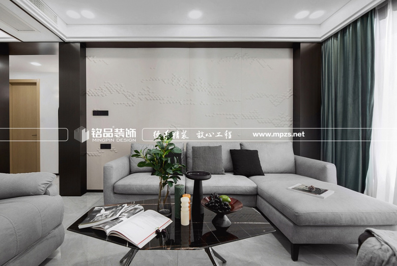 作品|130㎡现代风格,全屋无主灯,背景墙3D立体设计,处处有惊喜