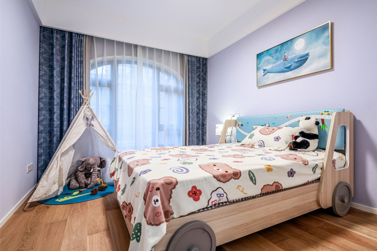 五口之家的340㎡,打造一个成长游乐园