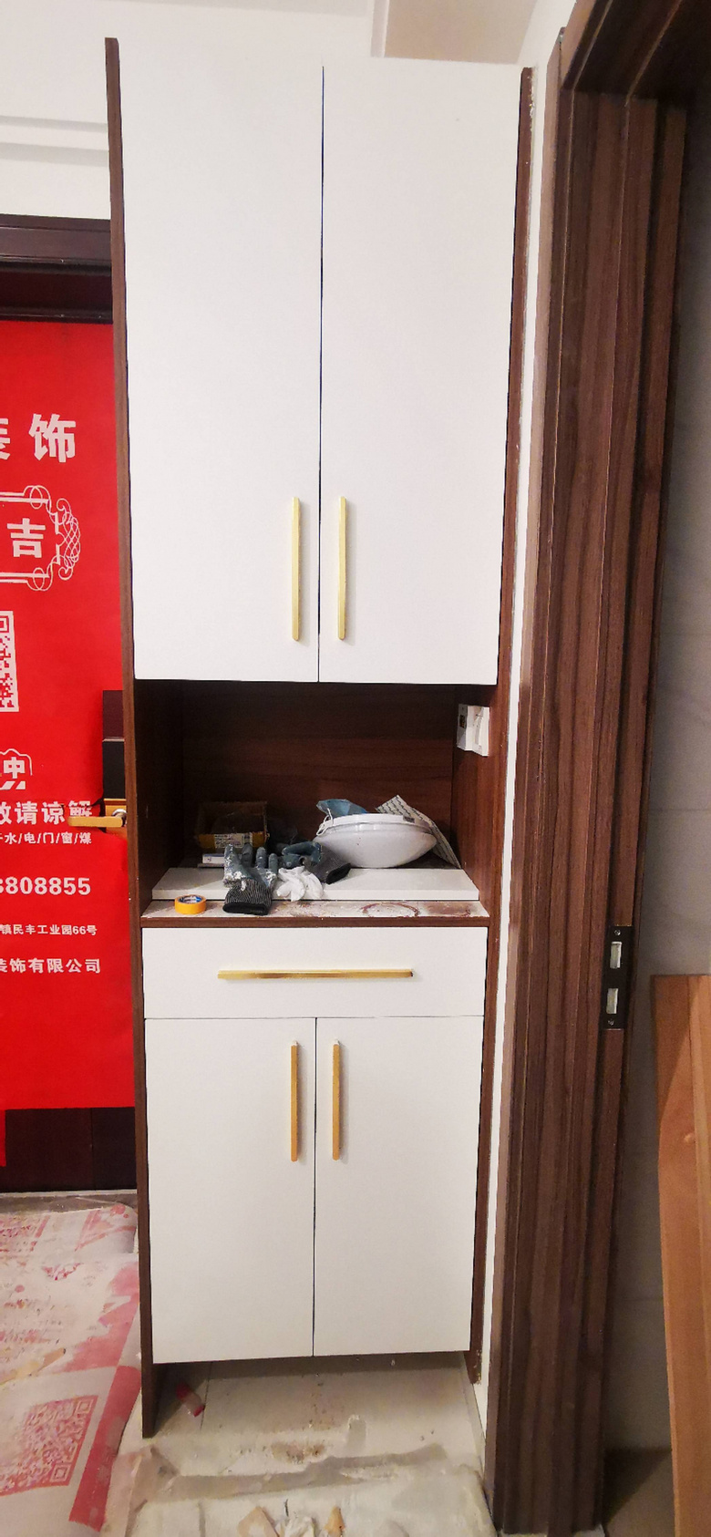 晒一波装修中最满意的全屋原木衣柜定制