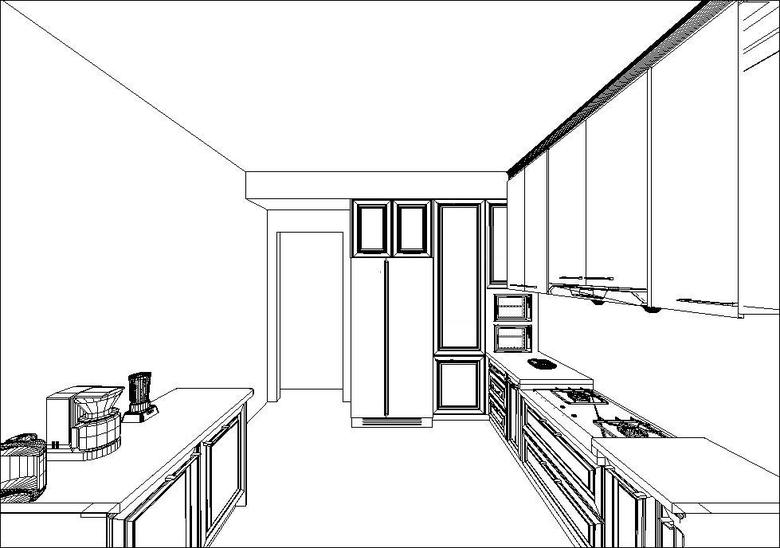 看看橱柜的图纸