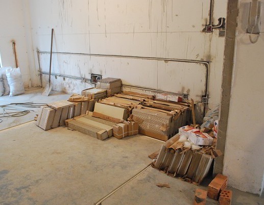 下沙130方包清工日记木工已完工油漆进行时