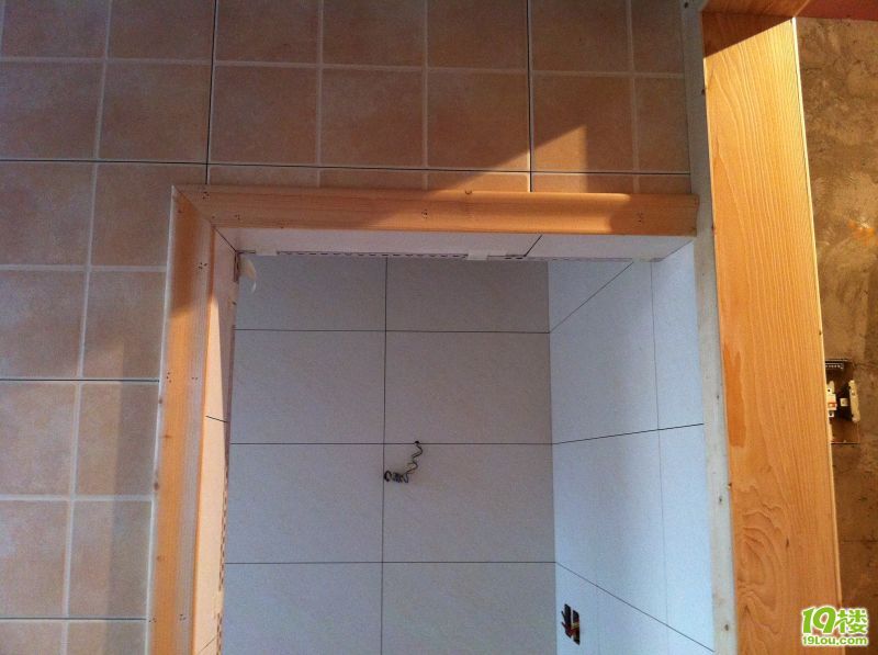 吊扇家全松木清包之旅-准备开始卫浴和移门
