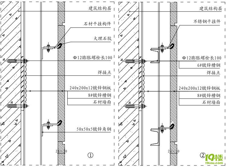 大理石背景墙构造图图片