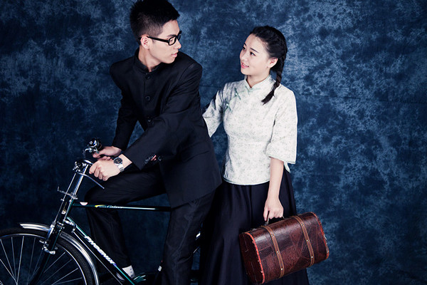 秀洲微电影小镇姑娘男女主角敲定一对颇具民国风的情侣