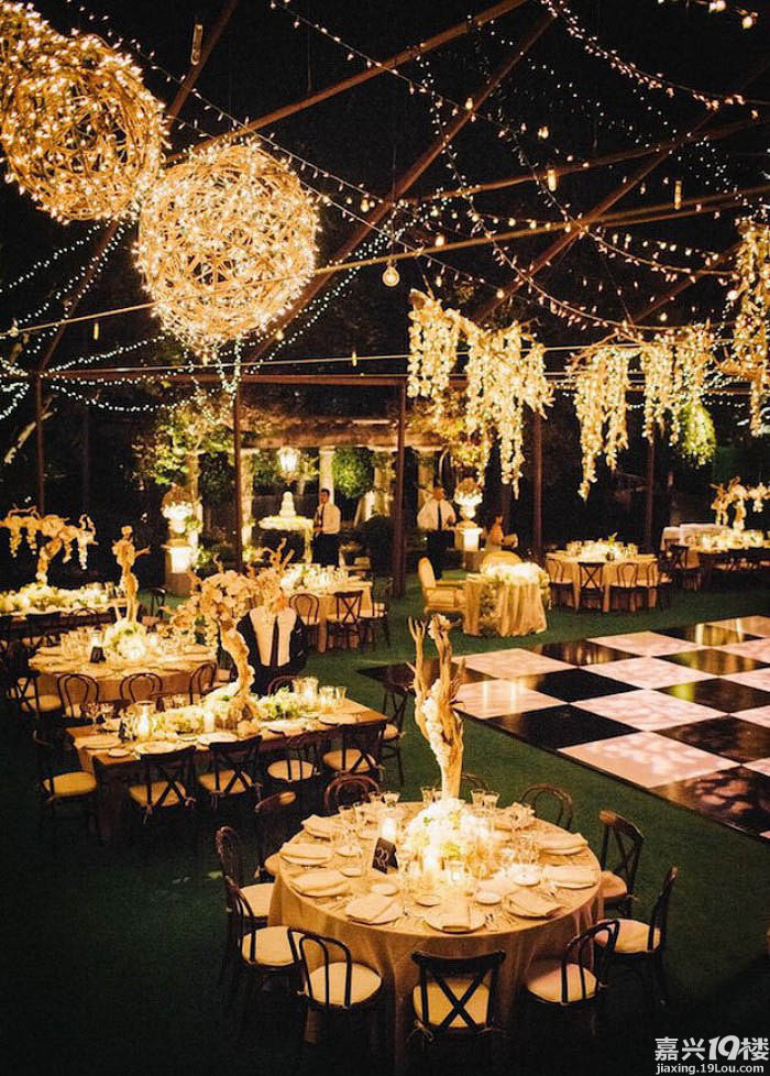 浪漫点亮你的婚礼现场创意灯光最带感