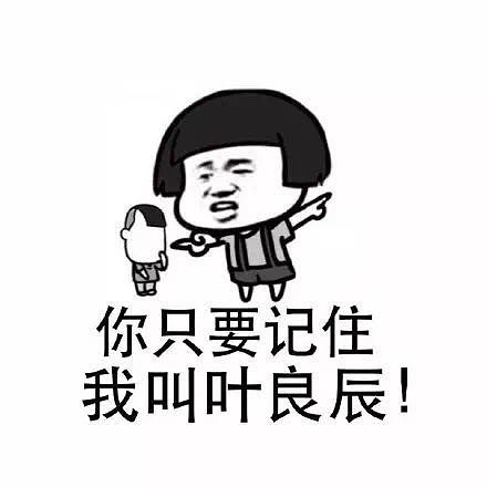 你只要记住我叫叶良辰