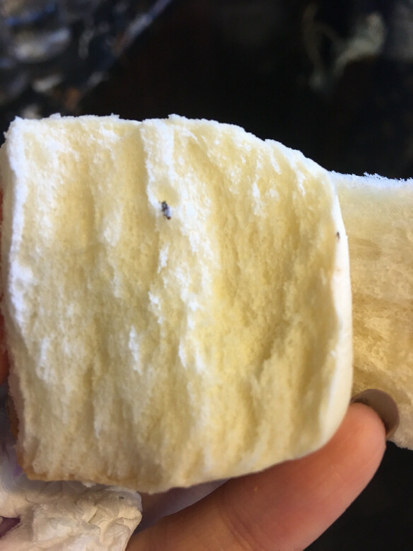 美丽家的面包撕开来竟然有虫子-讲空头-嘉兴19楼