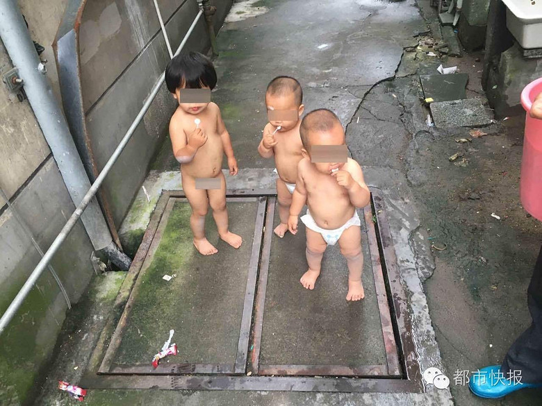 清晨妈妈还在睡觉,杭州三个光屁股娃娃做了件事,把警察都惊呆了-孩子