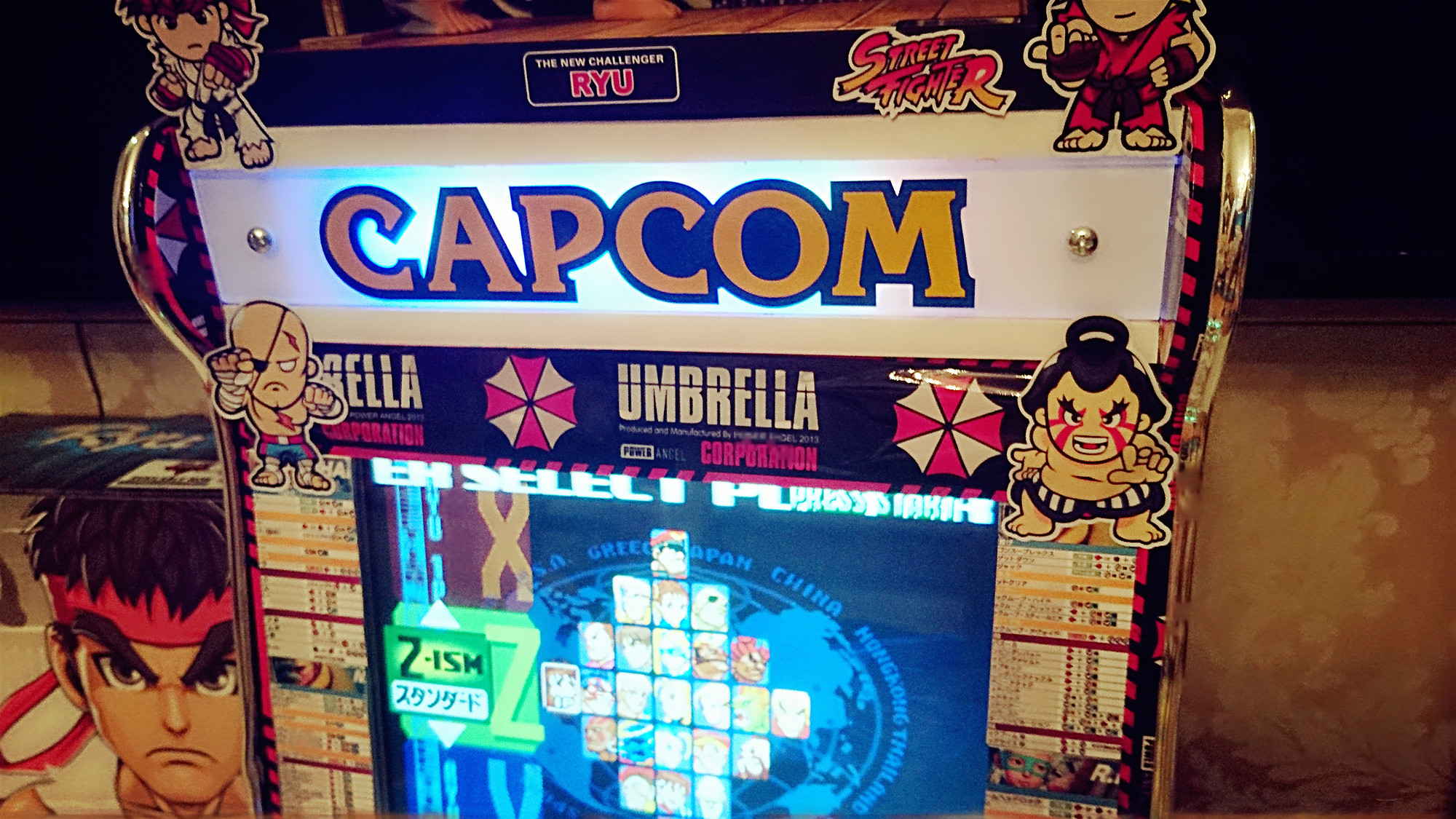 diy自制街霸主题街机