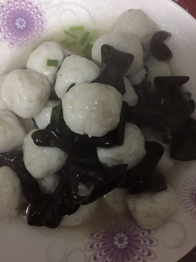 【宝宝食谱】75 鱼丸黑木耳