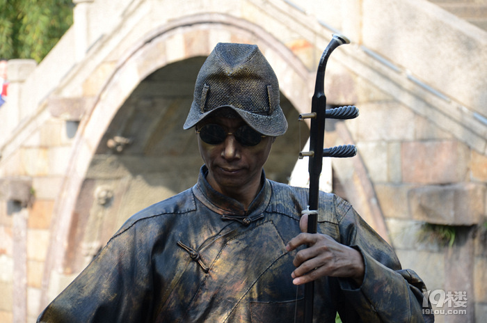 嘉兴月河桥下的铜人阿炳挪窝了