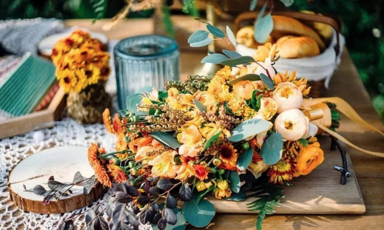 把美好定格在秋日里丨一场小成本田园婚礼