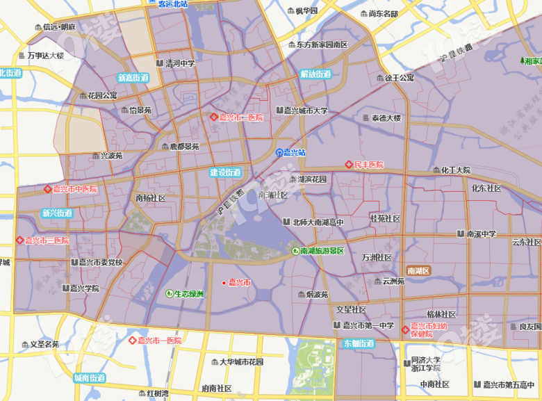 嘉兴新嘉街道地图图片