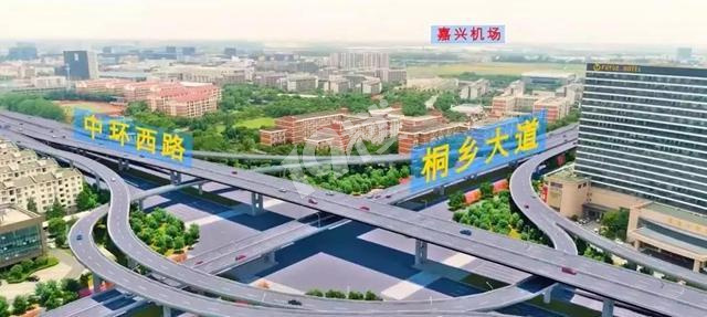 嘉兴高架快速路桐乡大道富悦入口没了吗