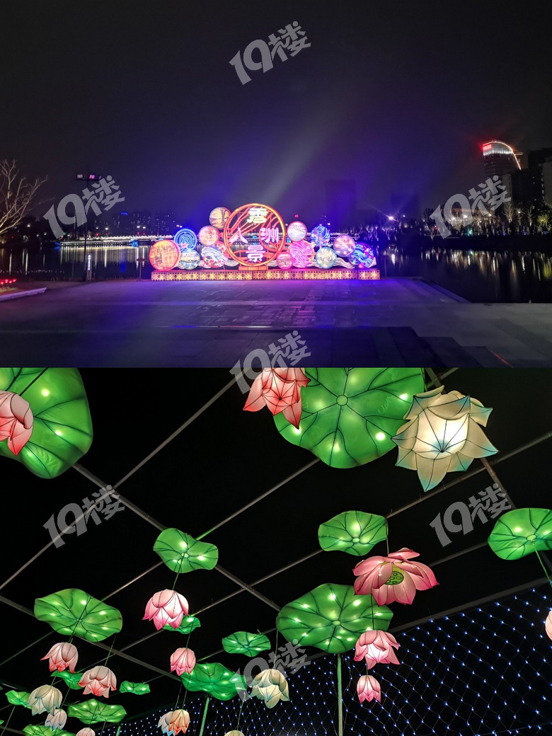 嘉兴秀湖灯会晚上散步好去处绝美夜景打卡地