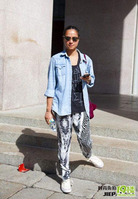 街拍欧美10月秋冬之太阳镜特别篇