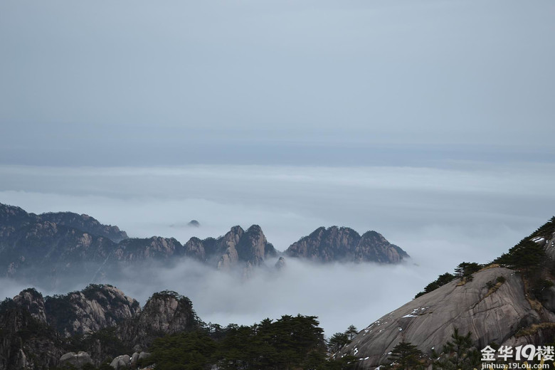 黃山歸來冬季裡的黃山風景依舊很美麗