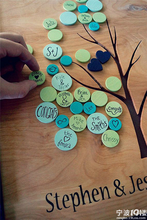 五花八门婚礼签到册 表达爱意创意新