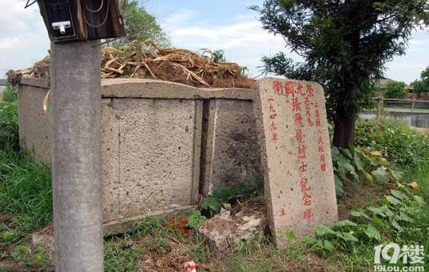 马山张飞龙惊现烈士墓图