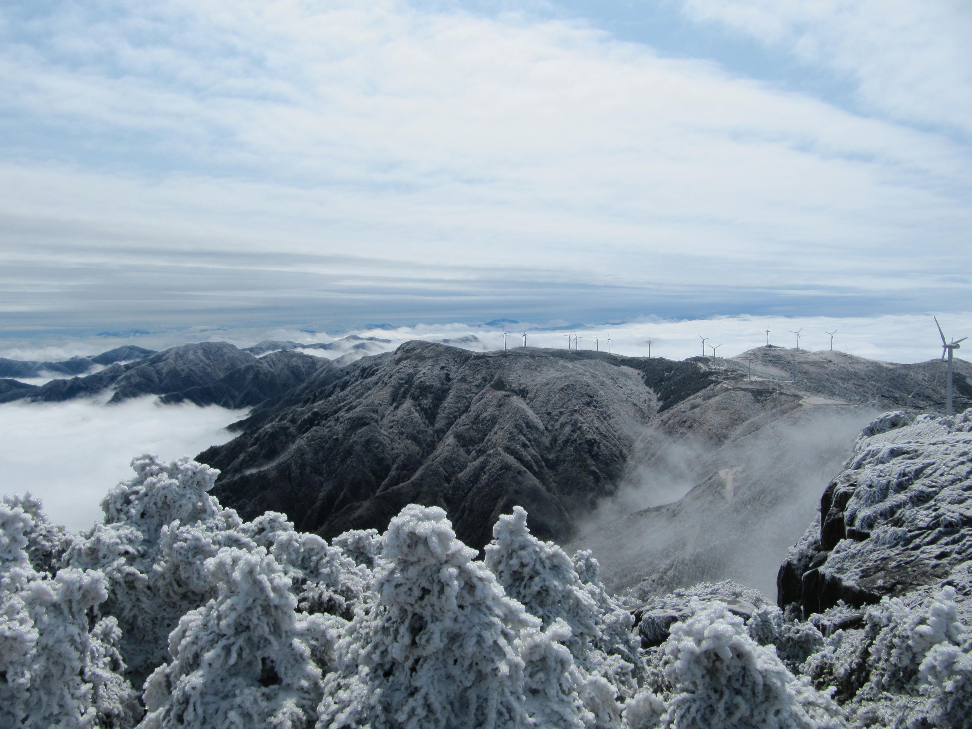 括苍山雪景
