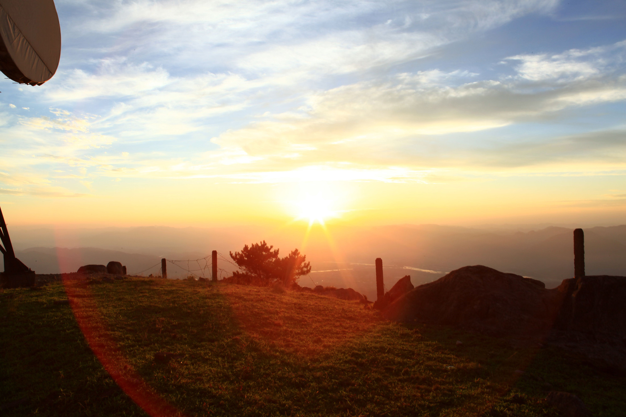 括苍山日落日出