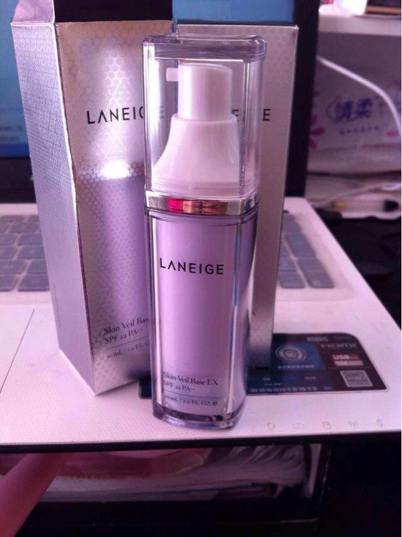 兰芝紫色隔离霜