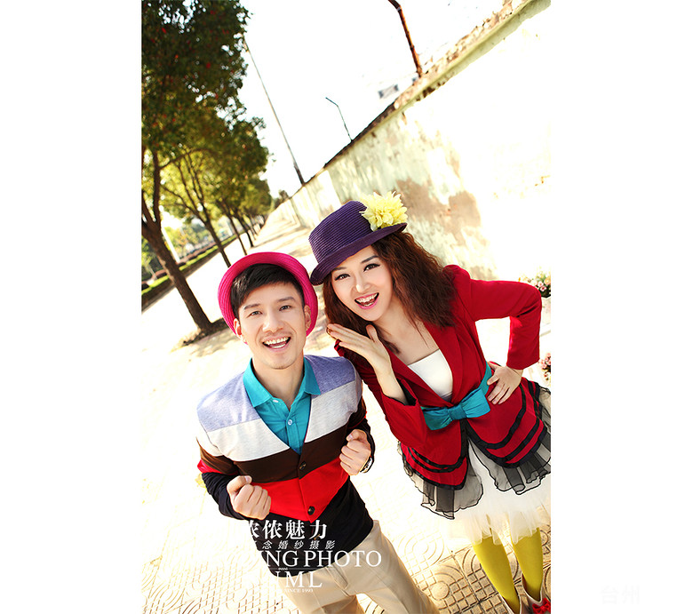 侬侬魅力我的婚纱照青春有活力