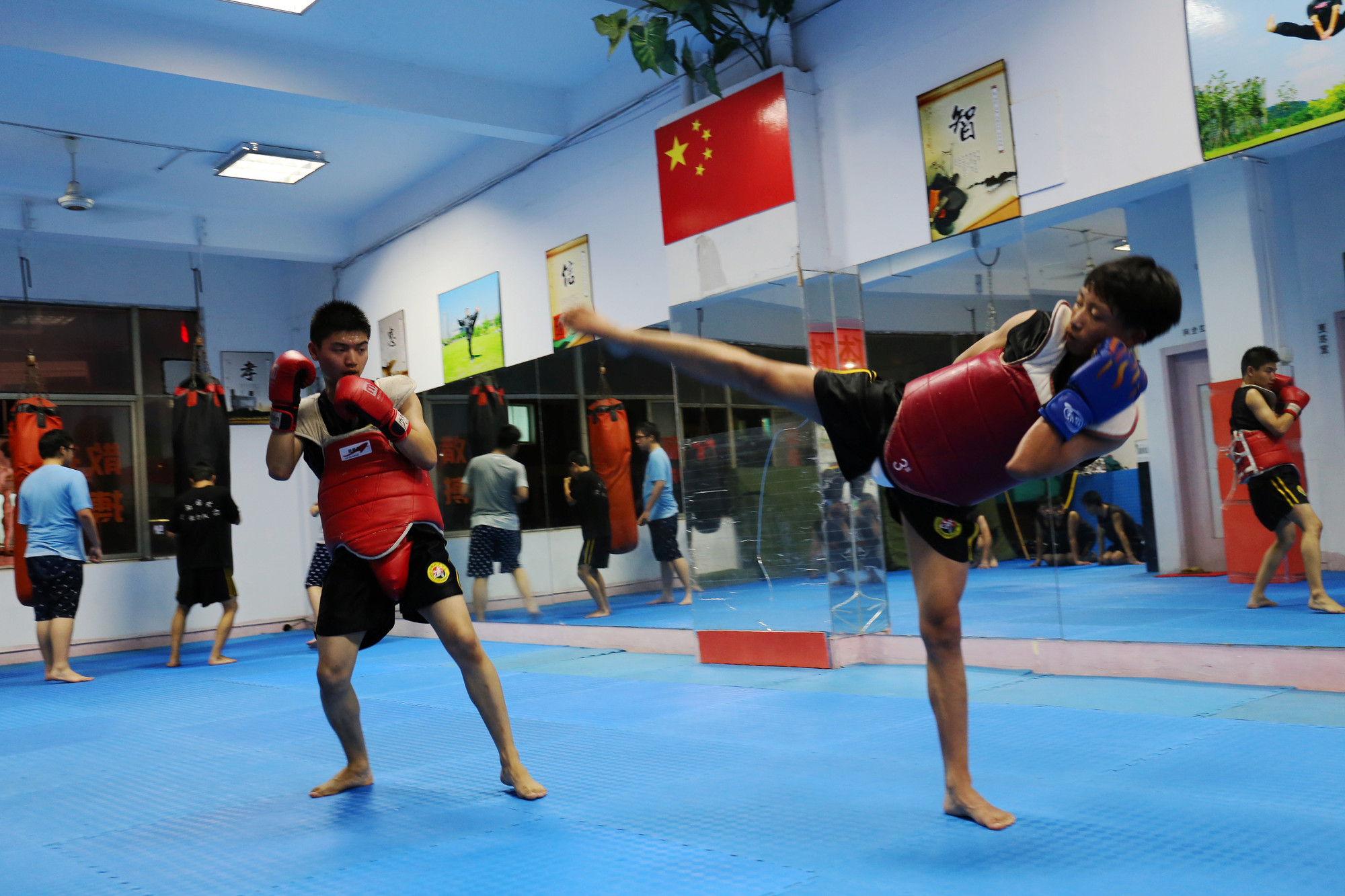 椒江江南国术馆杯散打比赛剪影