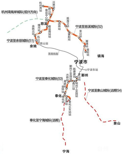 浙江11条城际铁路昨获批包括台州s1s2线